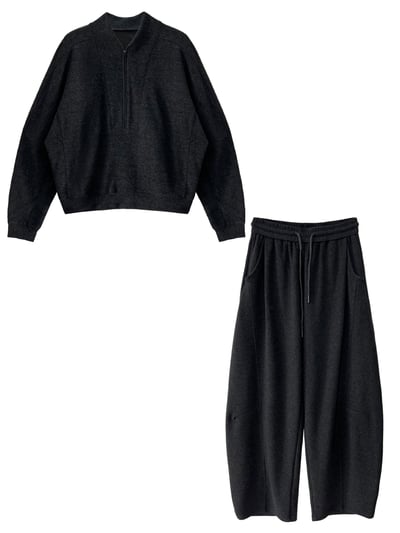 老錢風磨毛衛衣＋彎刀褲兩件套4