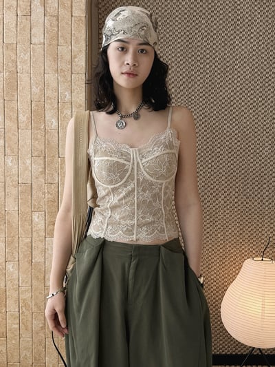 蕾絲魚骨版吊帶2