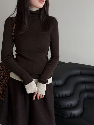 高級感打底針織衫4