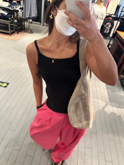 夏季超薄廓形闊腿寬鬆高顯瘦休閒褲10