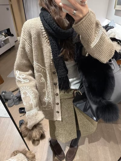 腰帶百褶雜點開叉褶半身中裙10