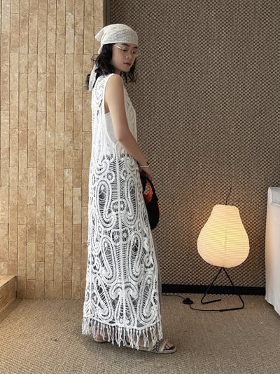 鏤空鉤花針織鬆弛度假感8