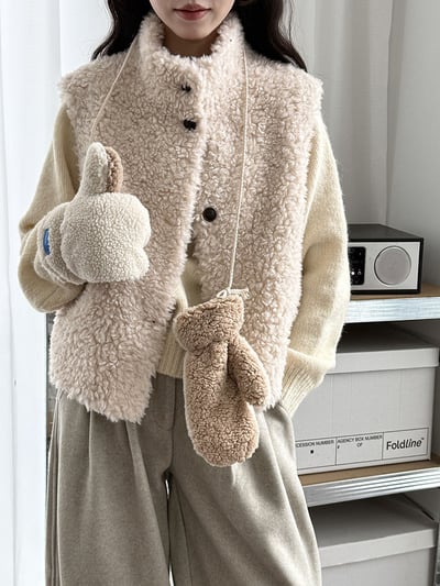 羊羔毛馬甲背心6