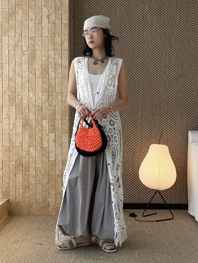 鏤空鉤花針織鬆弛度假感2