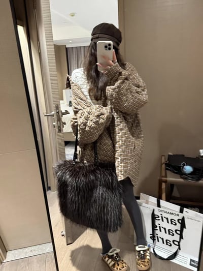 夾棉格子萊賽爾衫棉襯衣外套15