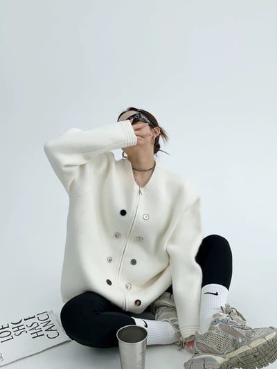 小香風加厚高級感外套3