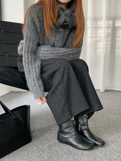 羊毛八分闊腿褲5