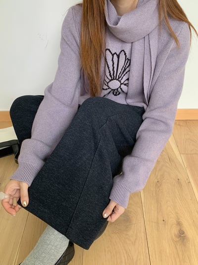 羊毛八分闊腿褲7