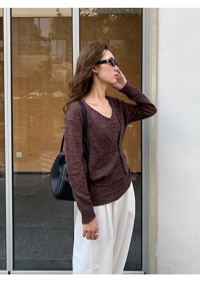 羊駝毛小吊帶+毛衣兩件套7