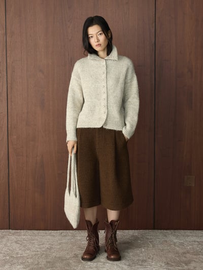 高領付包針織上衣3