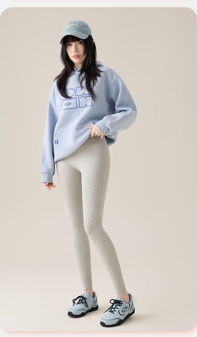 鯊魚瑜珈高腰外穿薄棉緊身褲3