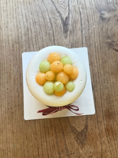 絕色雙瓜戚風蛋糕1