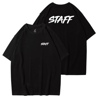 STAFF 重磅寬版落肩T恤1