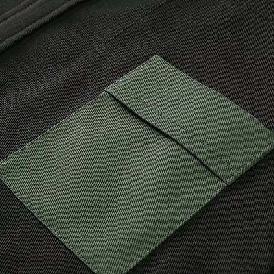 撞色口袋工裝襯衫3