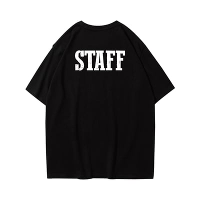 復古STAFF 重磅寬版落肩T恤3