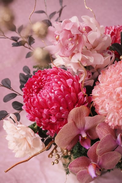 《金燦躍年｜爆富 · 爆美 · 爆桃花》新春盆花3