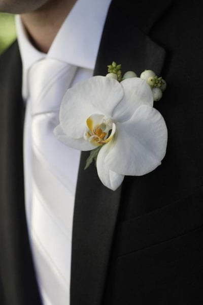 Elegance Orchid 優雅之心｜鮮花胸花1