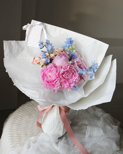 Peony Mist 芍藥玫瑰花束1