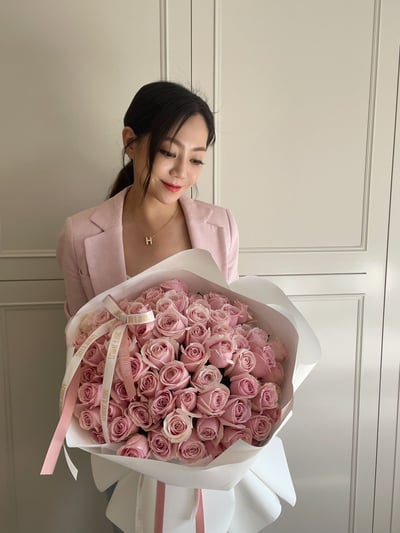 Promise 誓言 I  80朵頂級玫瑰花束3