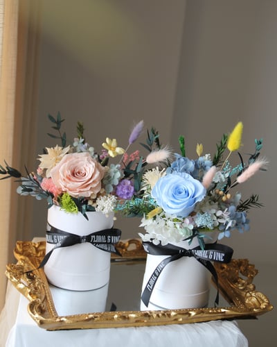 微慶祝花禮系列 I 打工人的療癒小花園 永生花盒2