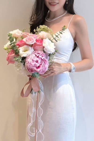 Peony 法式芍藥玫瑰捧花1