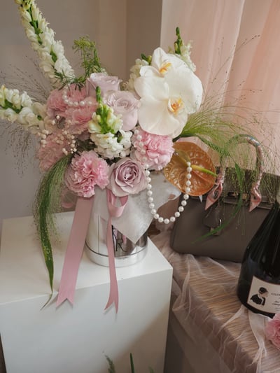 《時光柔緻系列》The Timeless Grace康乃馨玫瑰花盒2