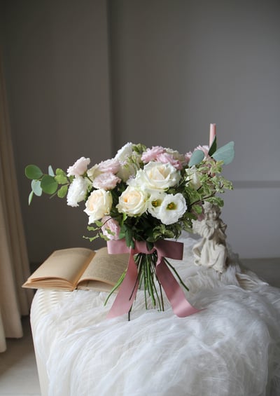 Pink Lady 溫柔色｜自然感手捧花2