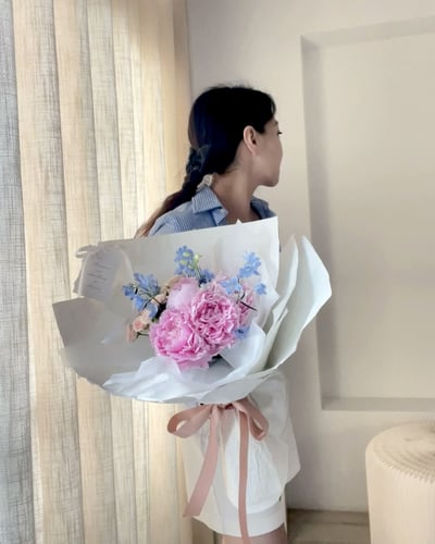 Peony Mist 芍藥玫瑰花束6
