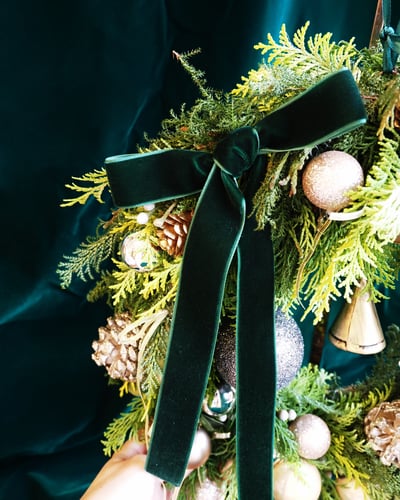 Luxurious Golden Noël · 金色祝福聖誕花圈4