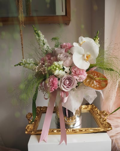 《時光柔緻系列》The Timeless Grace康乃馨玫瑰花盒7