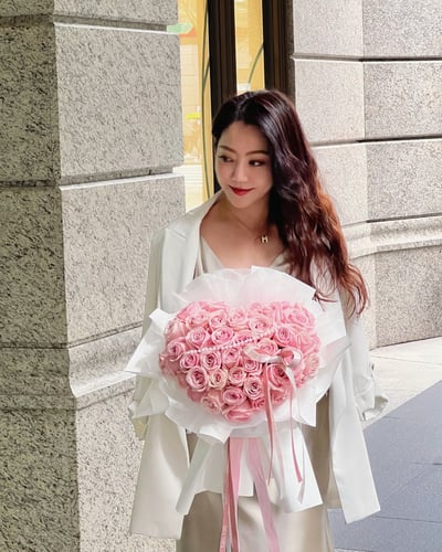 《告白神器系列》My Queen 奢華玫瑰大愛心花束1