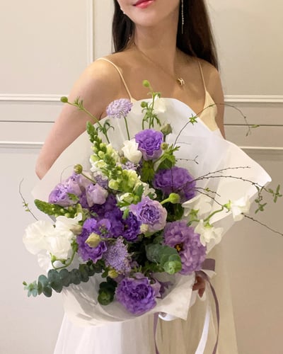 Purple Dream 淡紫甜夢花束1