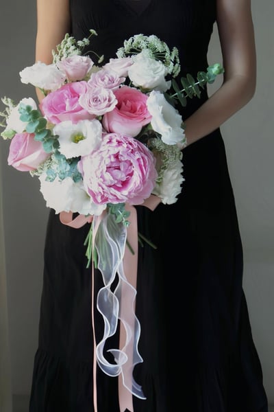 Peony 法式芍藥玫瑰捧花4