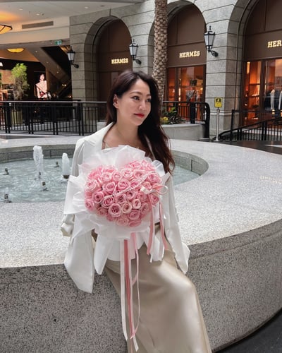 《告白神器系列》My Queen 奢華玫瑰大愛心花束4