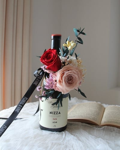 Best Wishes 酒禮花藝設計 (永生花禮不含酒)1