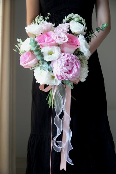 Peony 法式芍藥玫瑰捧花2