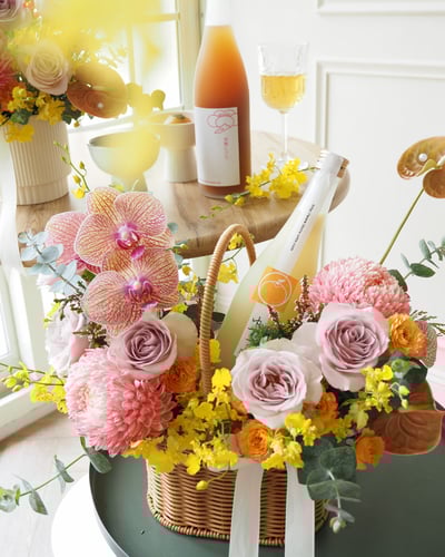 Harvest Moon 《月映金秋 · 柚香團圓 》提籃花禮2