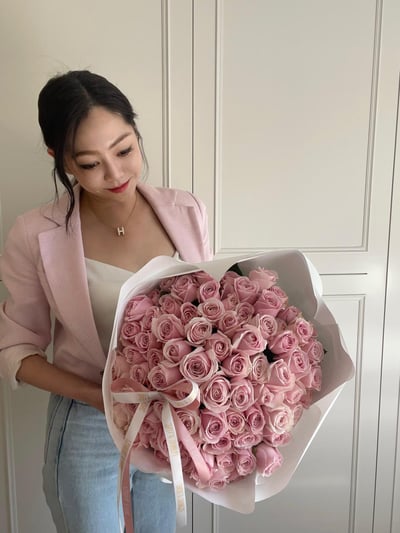 Promise 誓言 I  80朵頂級玫瑰花束2