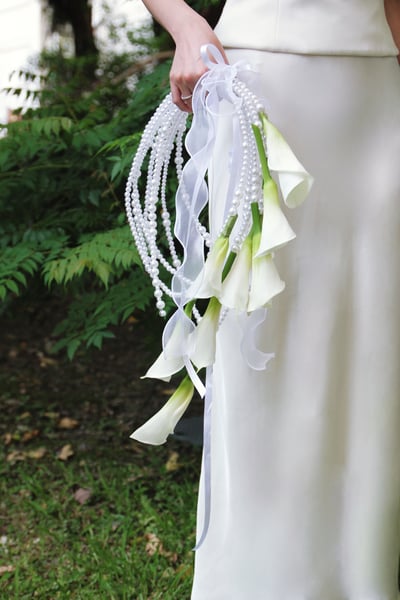 Ballerina 芭蕾女伶｜高級訂製海芋捧花2