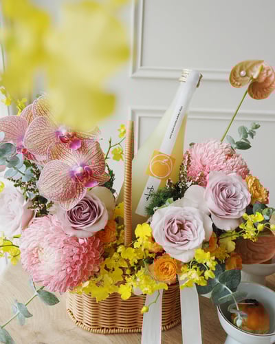 Harvest Moon 《月映金秋 · 柚香團圓 》提籃花禮1