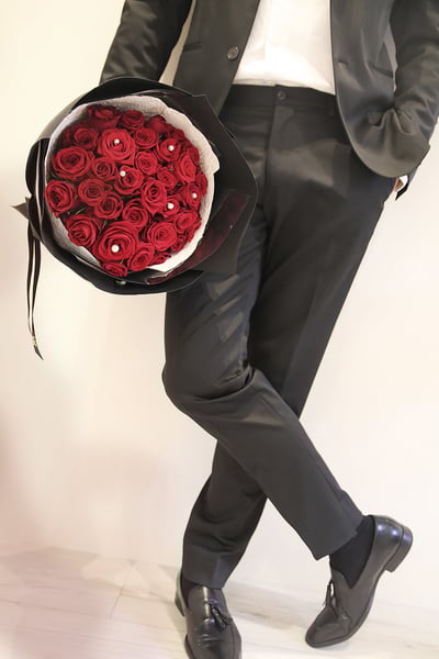 Say yes to love 33朵台灣頂級紅玫瑰4