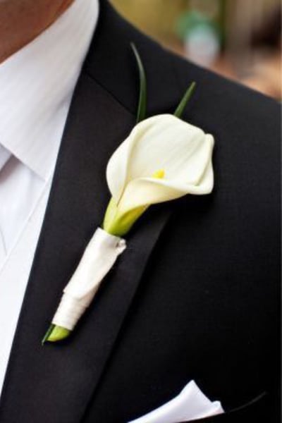 Calla Lily 優雅海芋｜鮮花胸花1