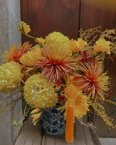 Golden New Year 青瓷．合歡1