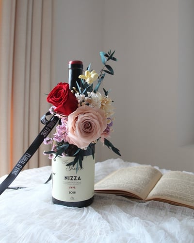 Best Wishes 酒禮花藝設計 (永生花禮不含酒)2