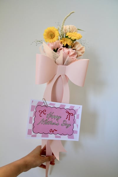 《精緻溫柔I人媽媽系列》蝴蝶結精品小花束3