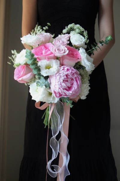 Peony 法式芍藥玫瑰捧花3