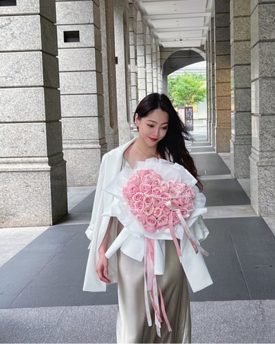 《告白神器系列》My Queen 奢華玫瑰大愛心花束3