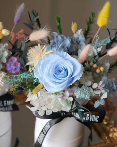 微慶祝花禮系列 I 打工人的療癒小花園 永生花盒6