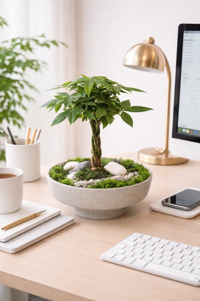 Bloom 馬拉巴栗發財樹造景盆栽3