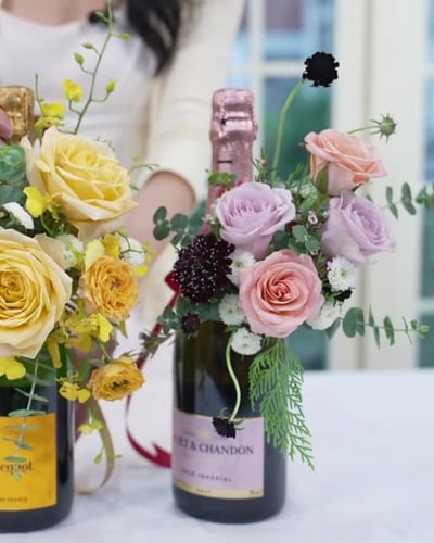 Moët & Chandon Rose 酩悅粉紅香檳 香檳鮮花禮2